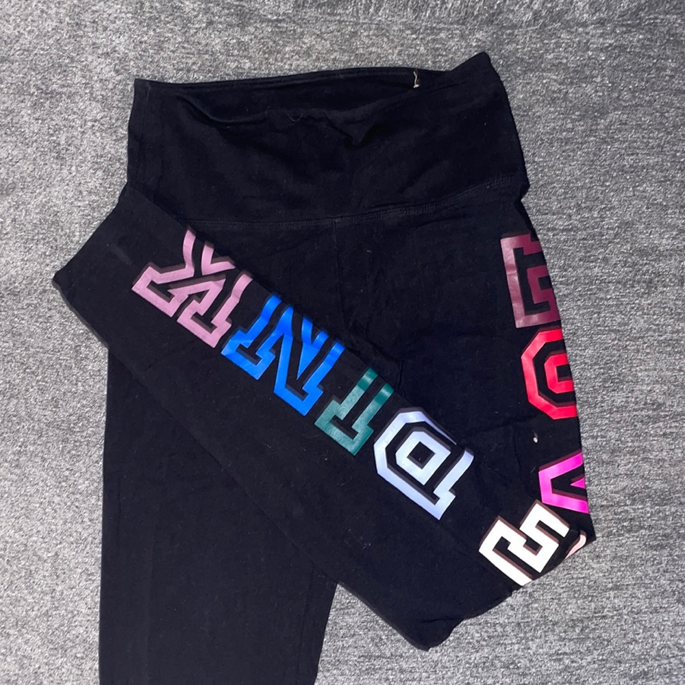 PINK logo leggings